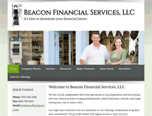 Tablet Screenshot of mybeaconservices.com